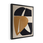 Modern Abstract Shapes 116 Framed Canvas Print Gallery Image 2