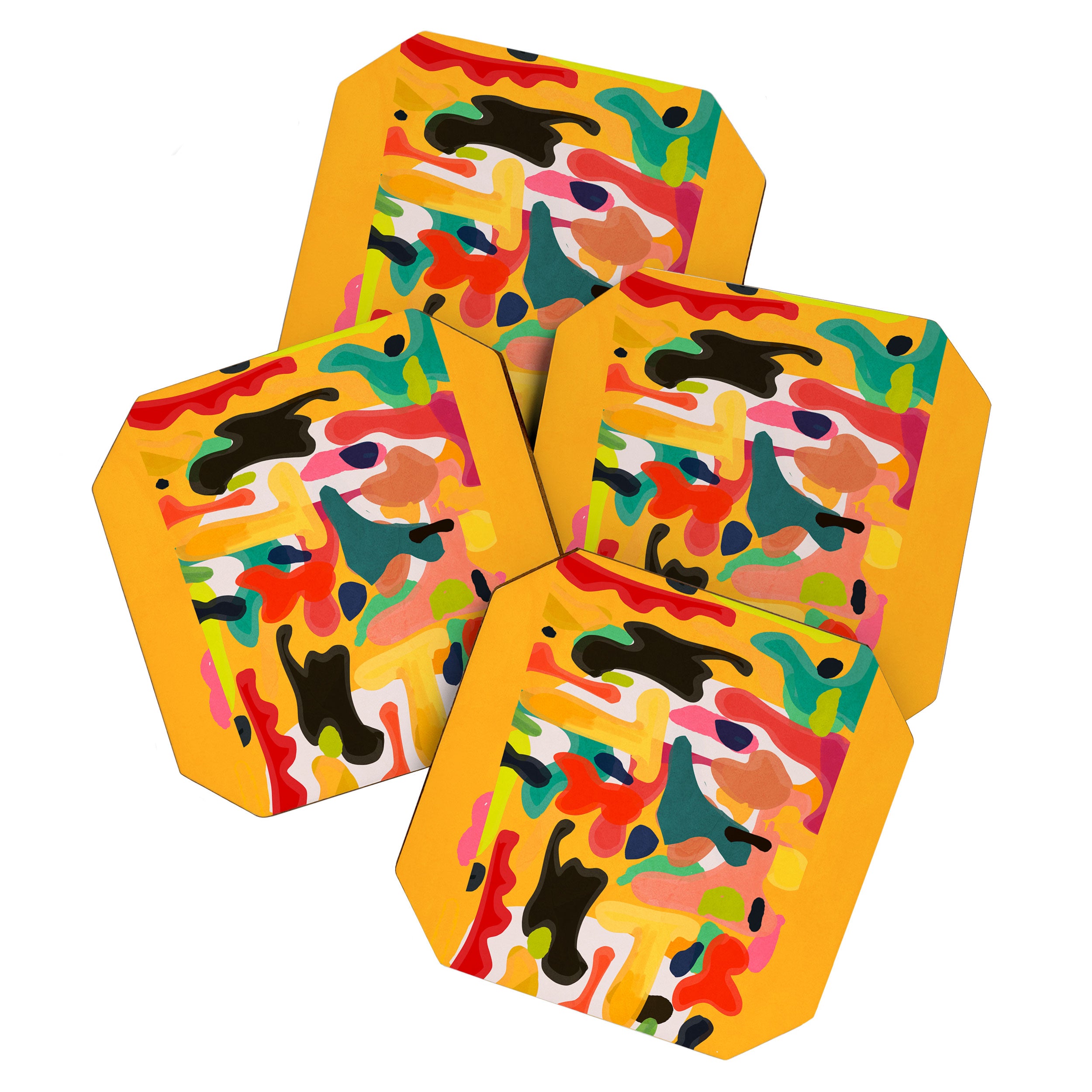Modern Abstract Shapes 15 Coaster Gallery Image 1
