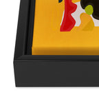 Modern Abstract Shapes 15 Framed Canvas Print Gallery Image 3
