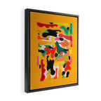 Modern Abstract Shapes 15 Framed Canvas Print Gallery Image 2