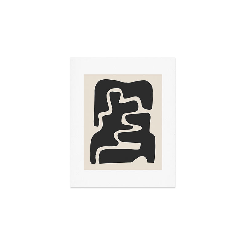 Modern Abstract Shapes 17 Art Print Gallery Image 1