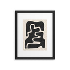Modern Abstract Shapes 17 Framed Art Print Gallery Image 5