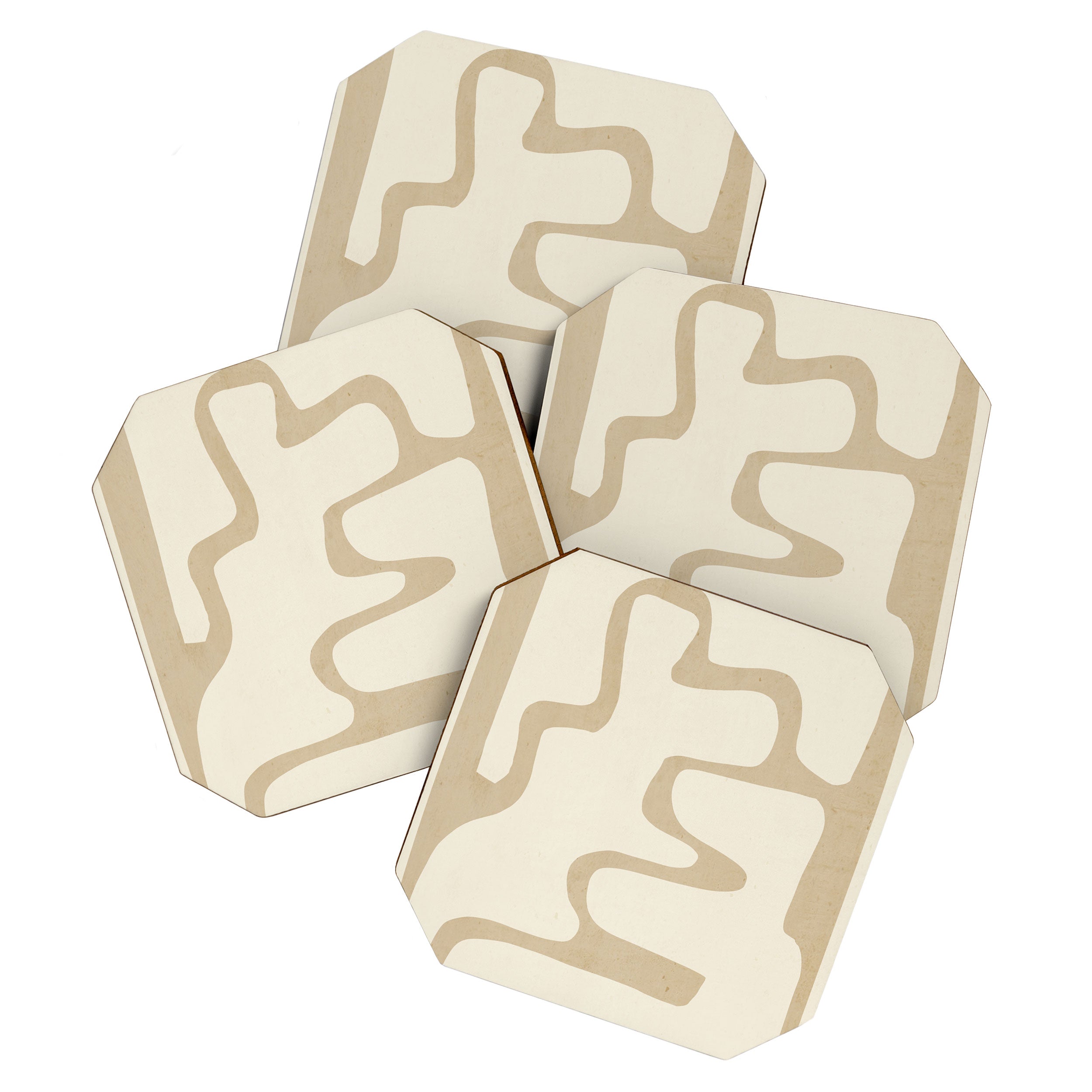 Modern Abstract Shapes 20 Coaster Gallery Image 1