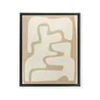 Modern Abstract Shapes 20 Framed Canvas Print Gallery Image 6