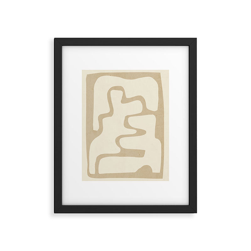 Modern Abstract Shapes 20 Framed Art Print Gallery Image 5