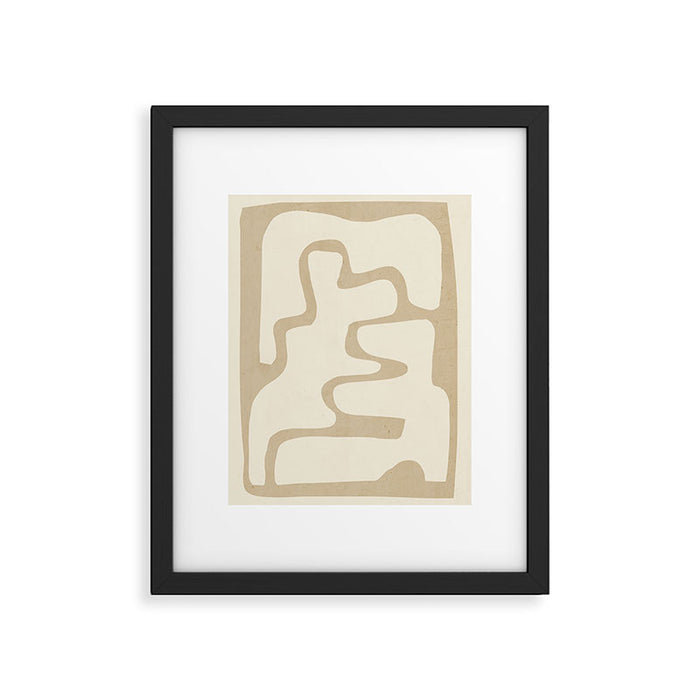 Modern Abstract Shapes 20 Framed Art Print Gallery Image 1