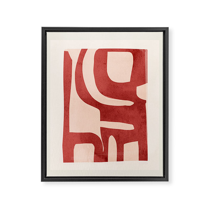 Modern Abstract Shapes 29 Framed Canvas Print Gallery Image 6