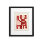Modern Abstract Shapes 29 Framed Art Print Gallery Image 5