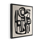 Modern Abstract Shapes 34 Framed Canvas Print Gallery Image 2