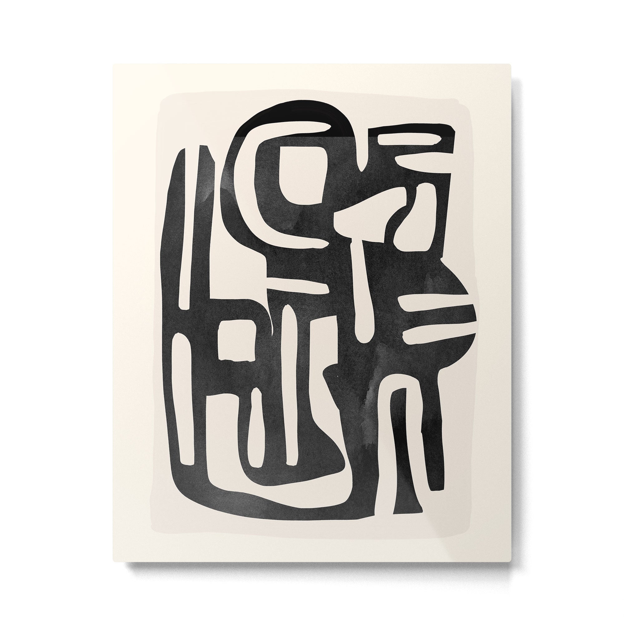 Modern Abstract Shapes 34 Metal Print Gallery Image 4