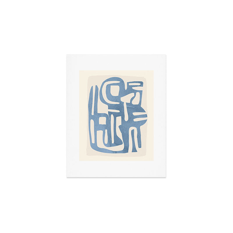 Modern Abstract Shapes 35 Art Print Gallery Image 1
