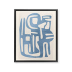 Modern Abstract Shapes 35 Framed Canvas Print Gallery Image 6