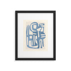 Modern Abstract Shapes 35 Framed Art Print Gallery Image 4