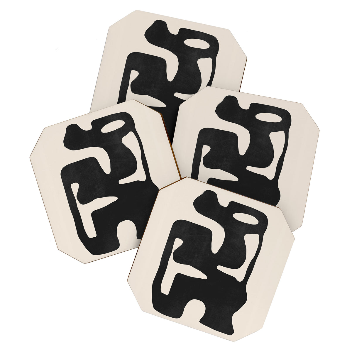 Modern Abstract Shapes 42 Coaster Gallery Image 1