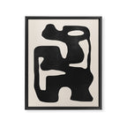 Modern Abstract Shapes 42 Framed Canvas Print Gallery Image 6