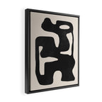 Modern Abstract Shapes 42 Framed Canvas Print Gallery Image 2