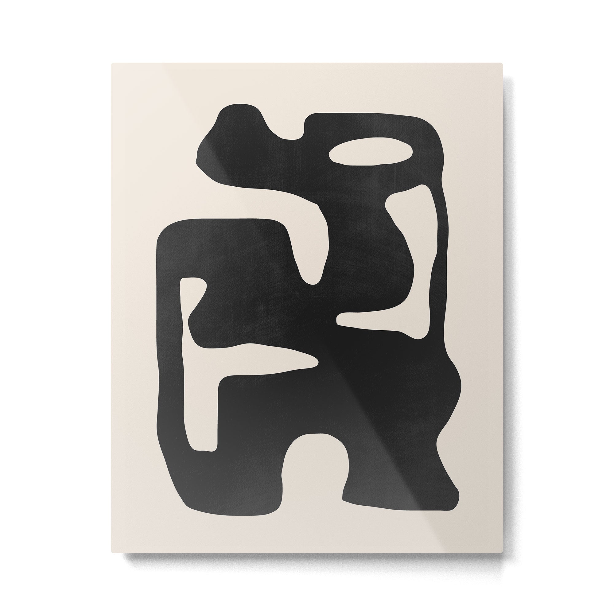 Modern Abstract Shapes 42 Metal Print Gallery Image 4