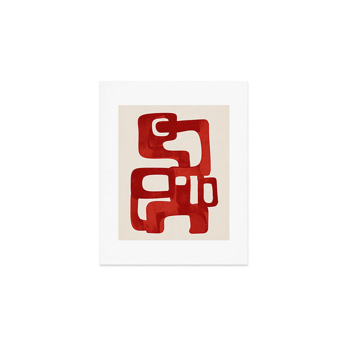 Modern Abstract Shapes 47 Art Print Gallery Image 1