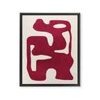 Modern Abstract Shapes 72 Framed Canvas Print Gallery Image 6