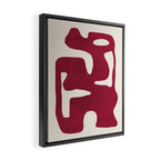Modern Abstract Shapes 72 Framed Canvas Print Gallery Image 2