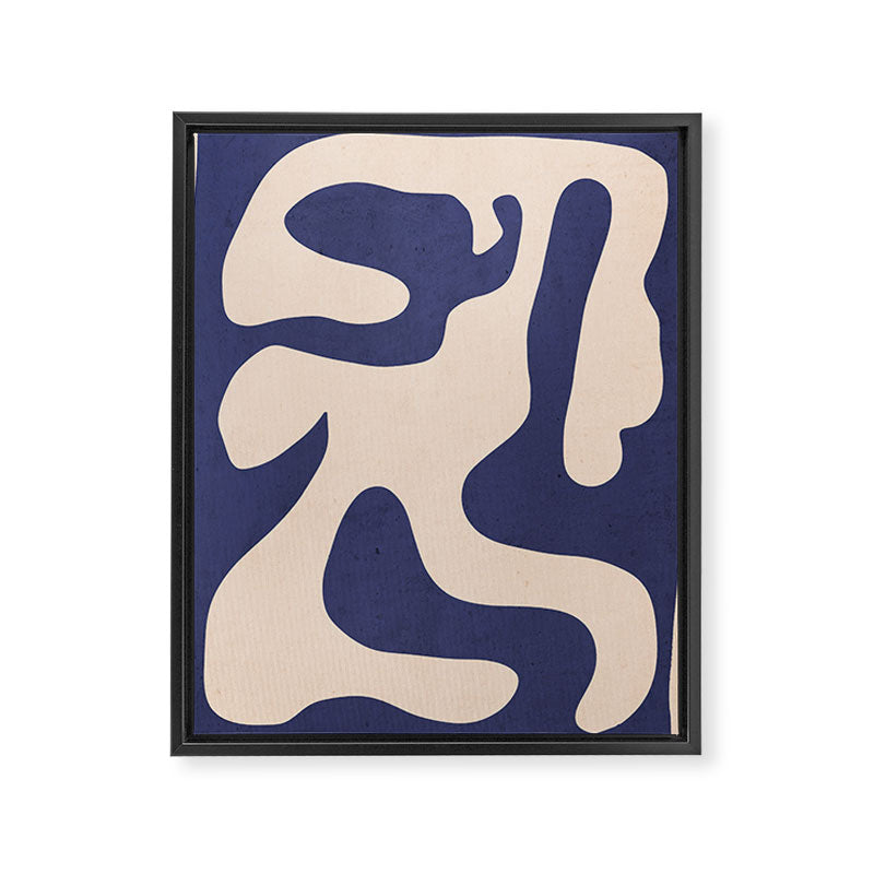 Modern Abstract Shapes 73 Framed Canvas Print Gallery Image 6