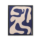 Modern Abstract Shapes 73 Framed Canvas Print Gallery Image 6