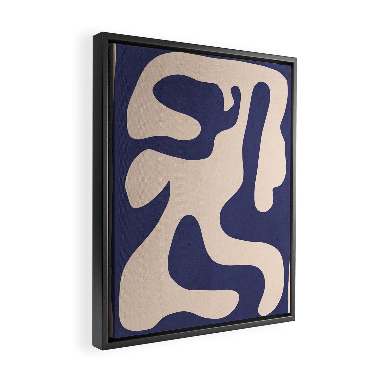 Modern Abstract Shapes 73 Framed Canvas Print Gallery Image 2