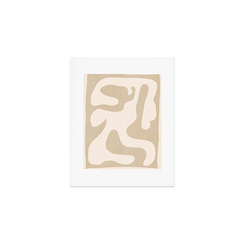 Modern Abstract Shapes 75 Art Print Gallery Image 1