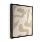 Modern Abstract Shapes 75 Framed Canvas Print Gallery Image 2