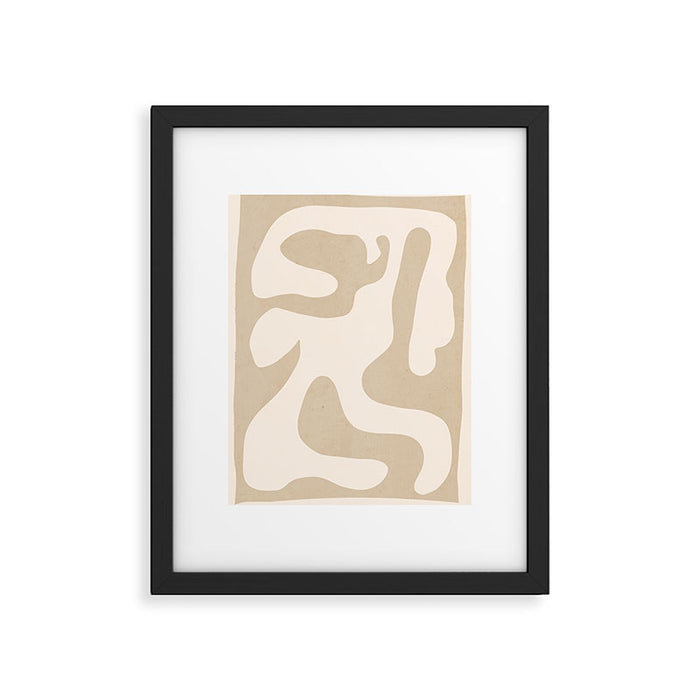 Modern Abstract Shapes 75 Framed Art Print Gallery Image 1