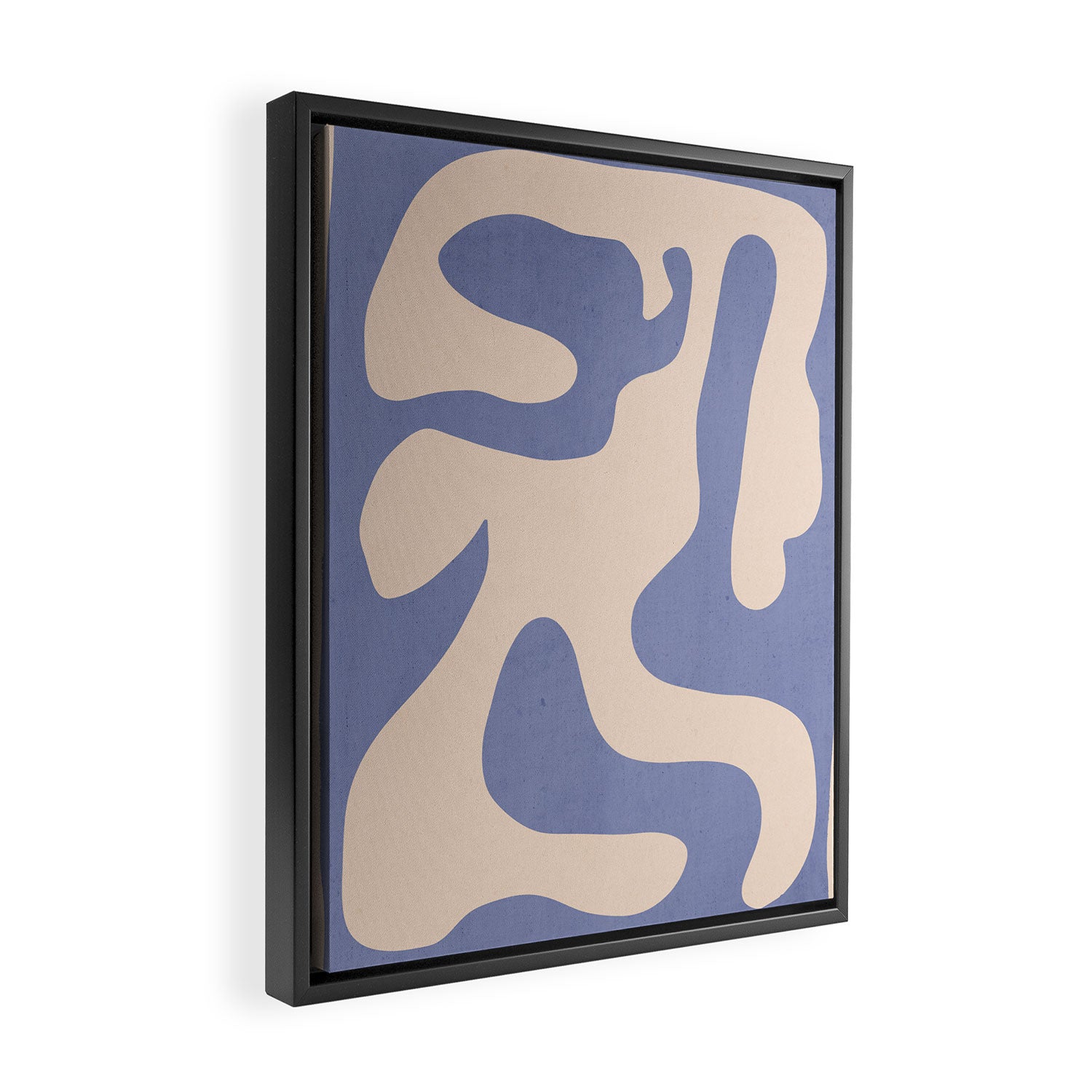 Modern Abstract Shapes 78 Framed Canvas Print Gallery Image 2