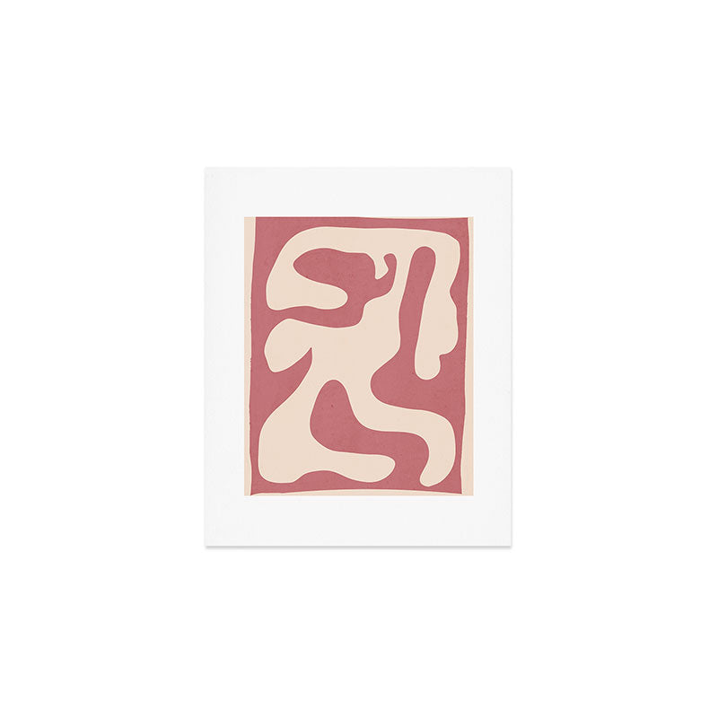 Modern Abstract Shapes 88 Art Print Gallery Image 1