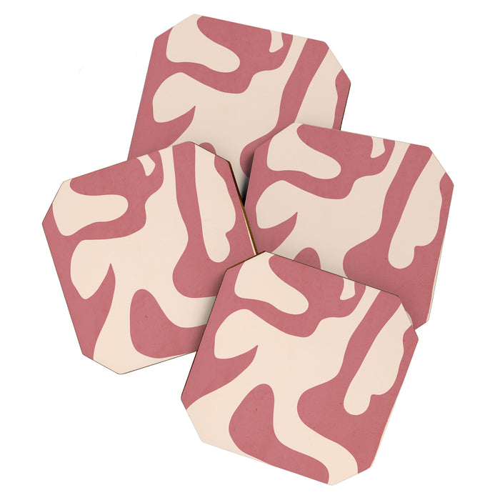Modern Abstract Shapes 88 Coaster Gallery Image 1