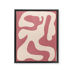 Modern Abstract Shapes 88 Framed Canvas Print Gallery Image 6
