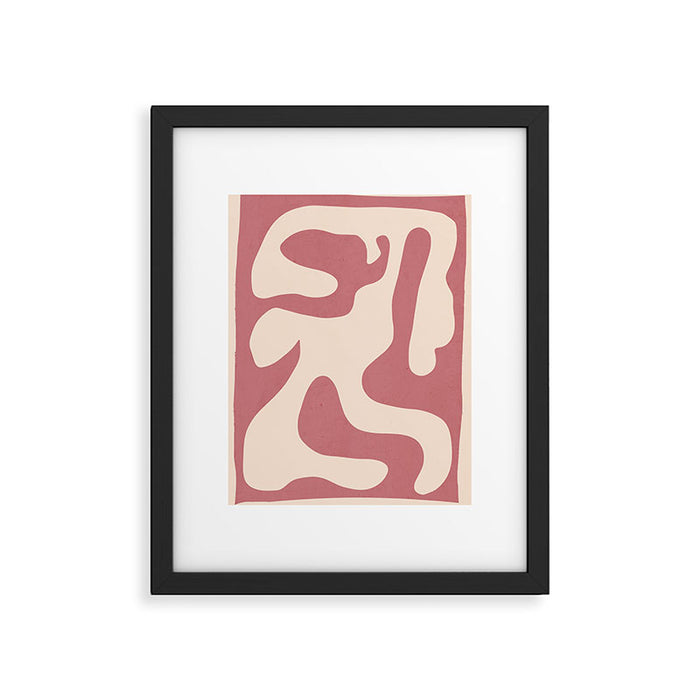 Modern Abstract Shapes 88 Framed Art Print Gallery Image 1