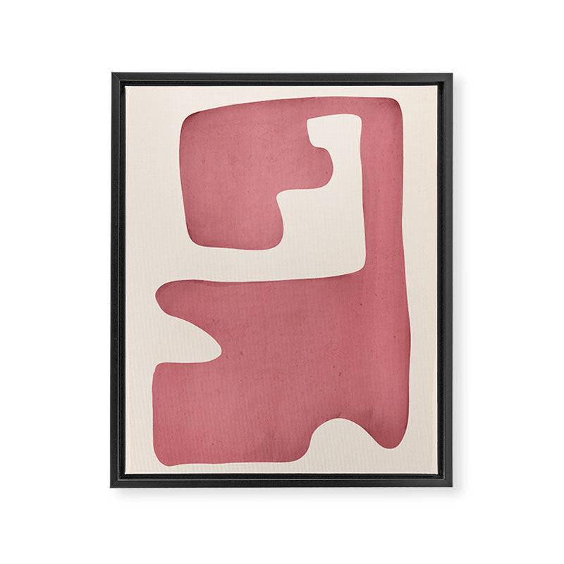 Modern Abstract Shapes 89 Framed Canvas Print Gallery Image 6