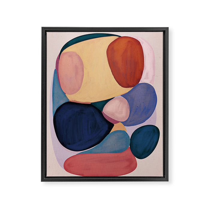 Modern Abstract Shapes 93 Framed Canvas Print Gallery Image 1