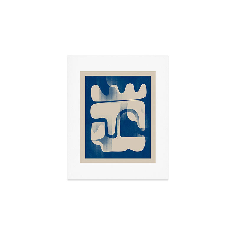 Modern Abstract Shapes 95 Art Print Gallery Image 1