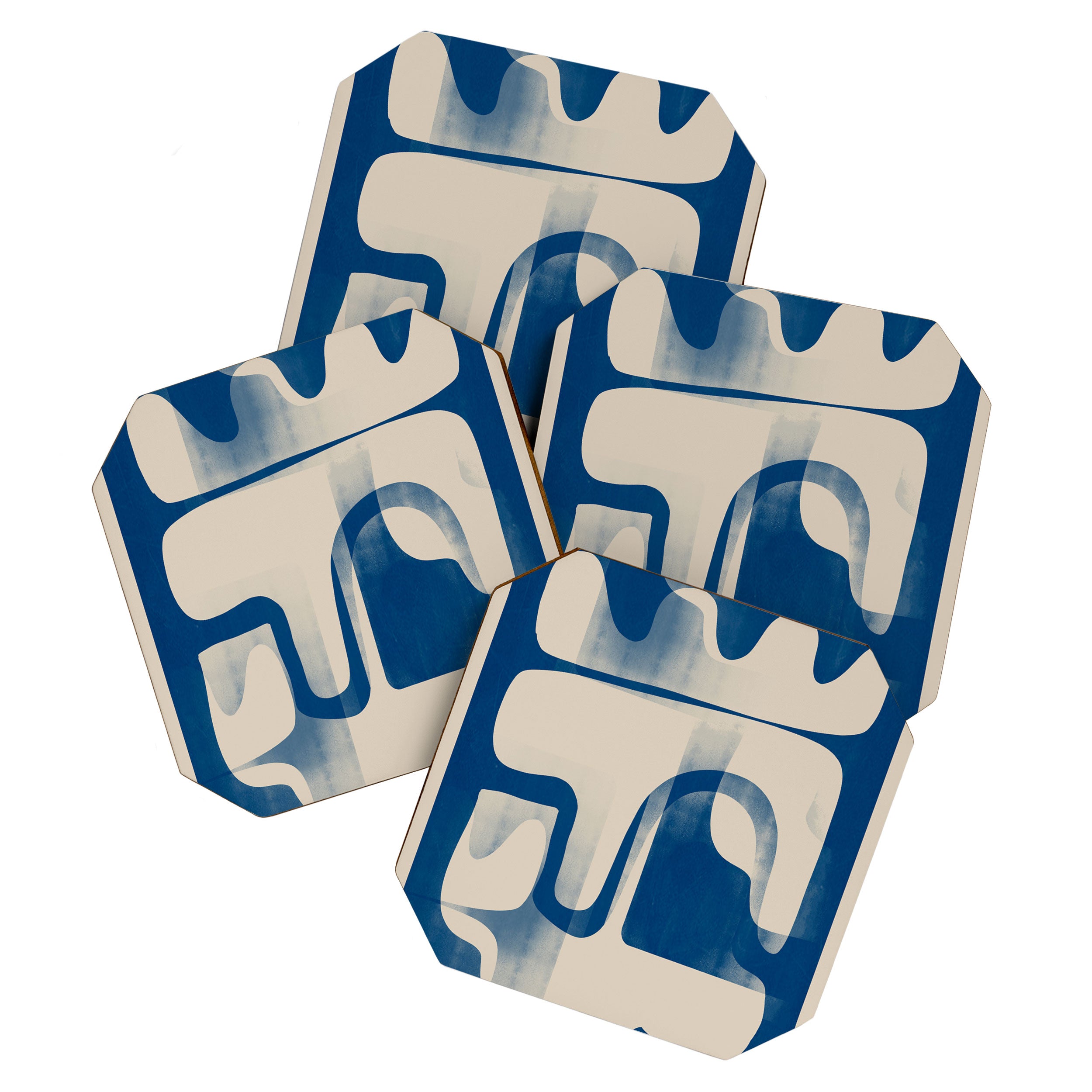 Modern Abstract Shapes 95 Coaster Gallery Image 1