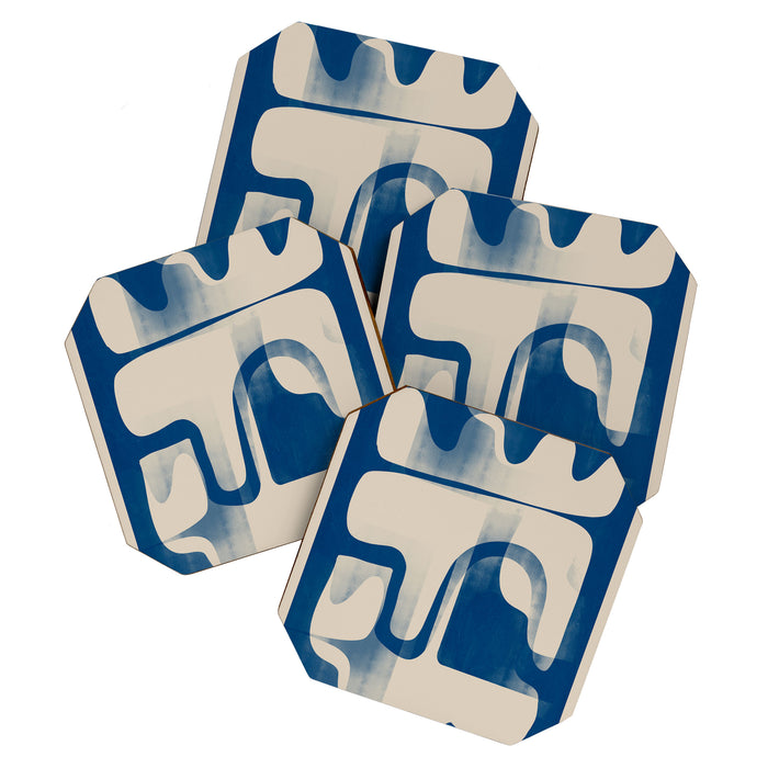 Modern Abstract Shapes 95 Coaster Gallery Image 1