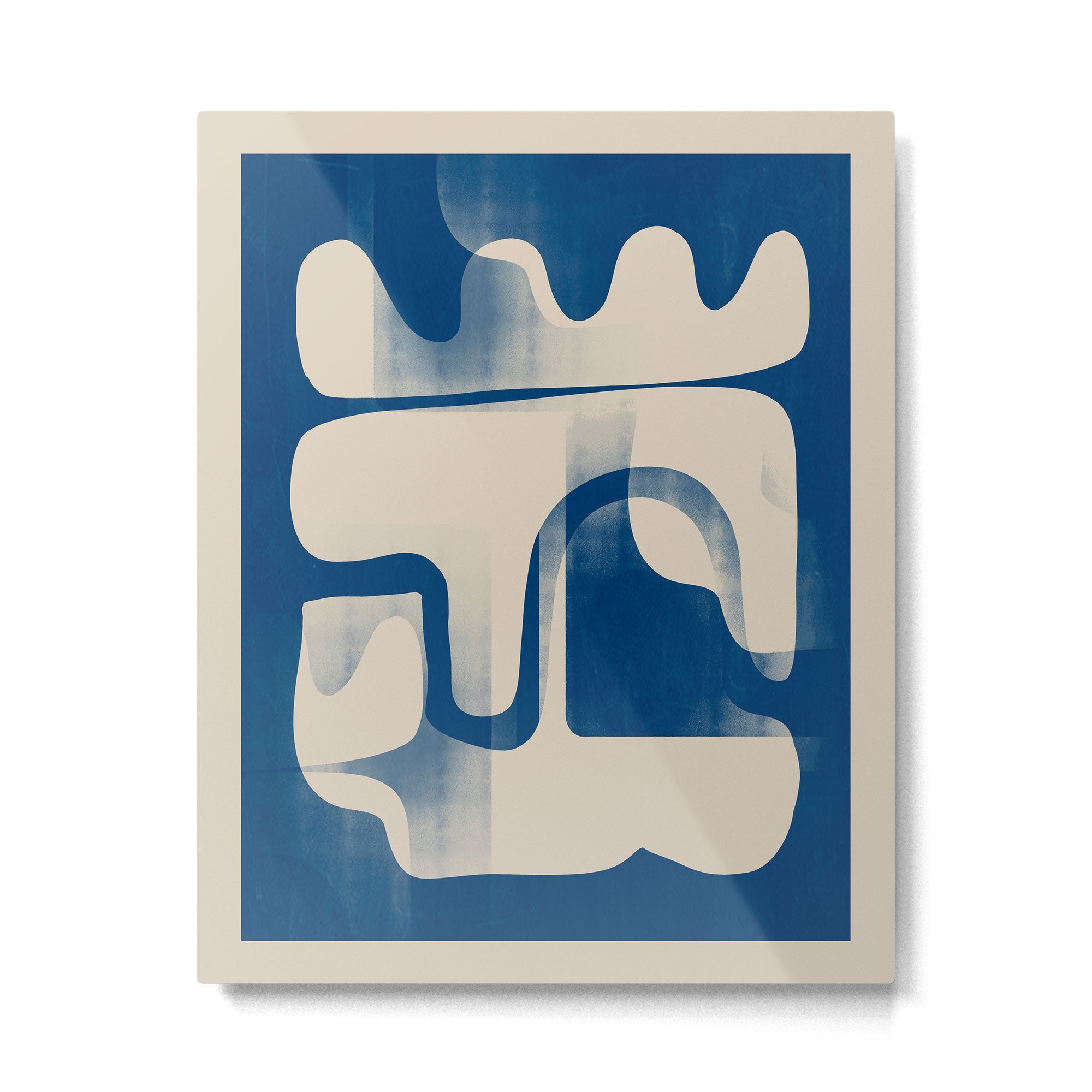 Modern Abstract Shapes 95 Metal Print Gallery Image 4