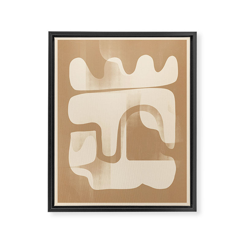 Modern Abstract Shapes 97 Framed Canvas Print Gallery Image 6