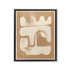 Modern Abstract Shapes 97 Framed Canvas Print Gallery Image 6