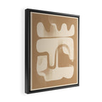 Modern Abstract Shapes 97 Framed Canvas Print Gallery Image 2