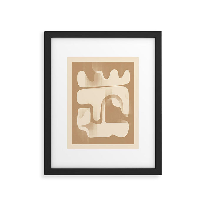Modern Abstract Shapes 97 Framed Art Print Gallery Image 1