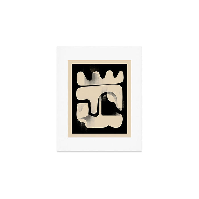 Modern Abstract Shapes 98 Art Print Gallery Image 1