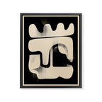 Modern Abstract Shapes 98 Framed Canvas Print Gallery Image 6