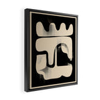 Modern Abstract Shapes 98 Framed Canvas Print Gallery Image 2