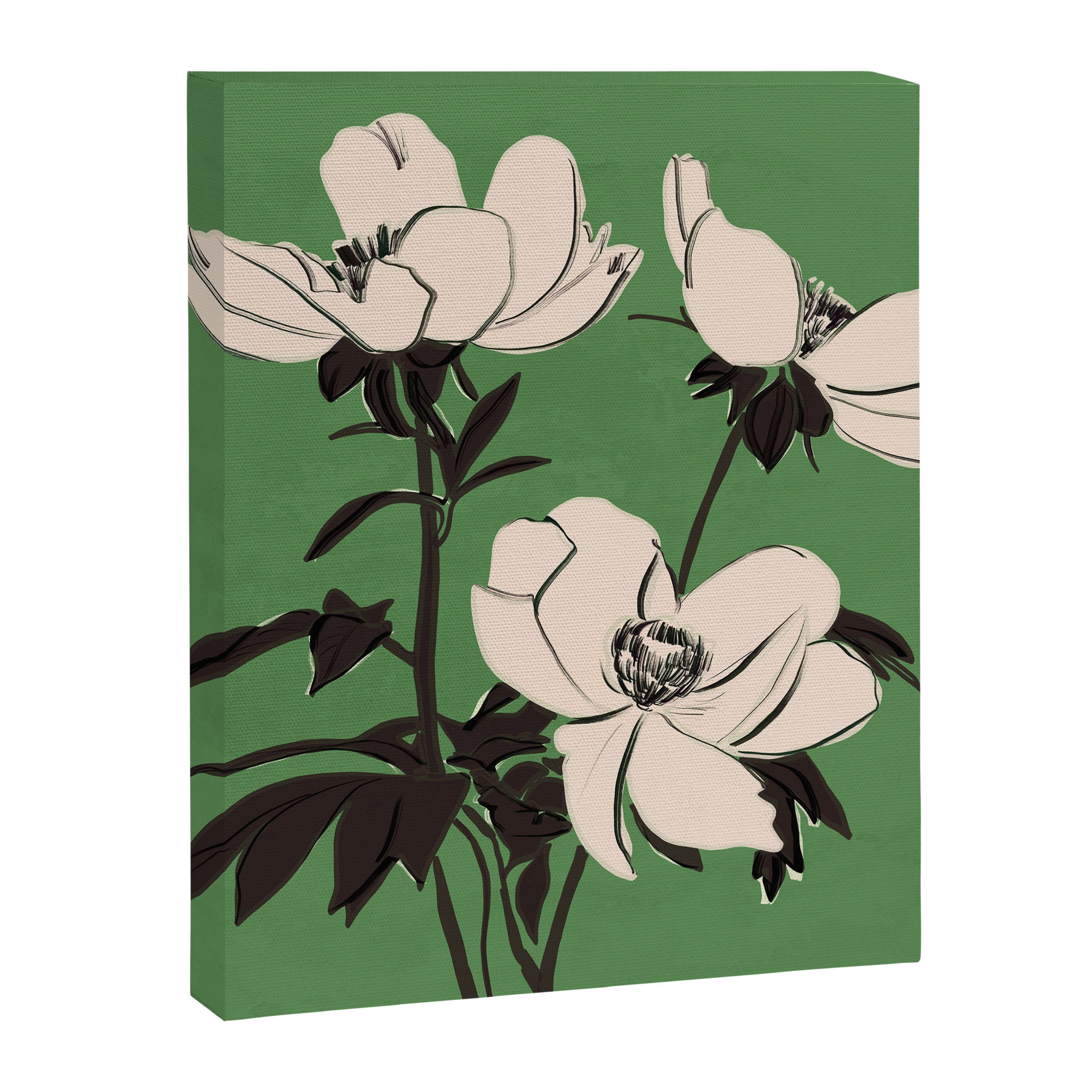 Modern Art Flowers 19 Canvas Print Gallery Image 8