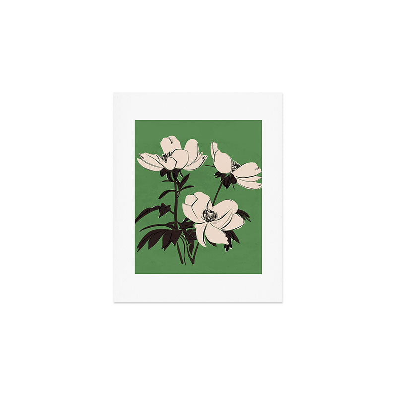 Modern Art Flowers 19 Art Print Gallery Image 1